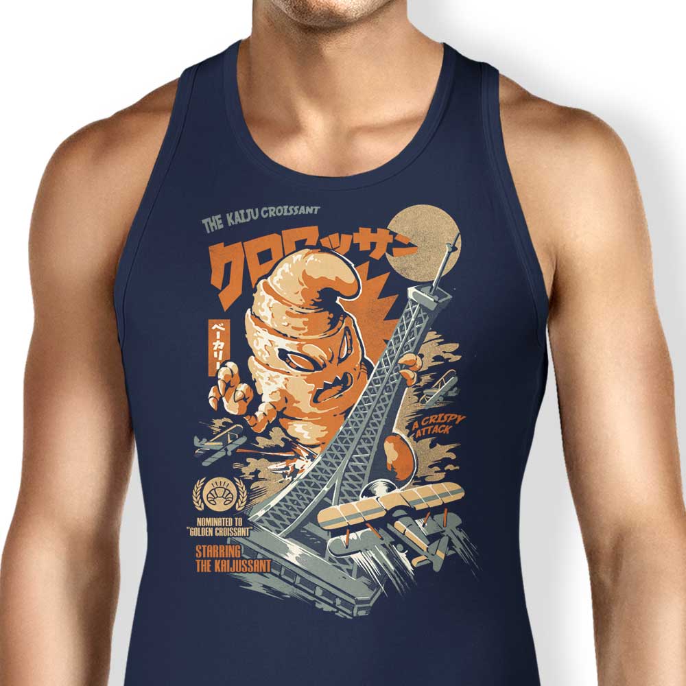 Ilustrata's Kaiju Croissant Design Unisex and Women's Tank Tops