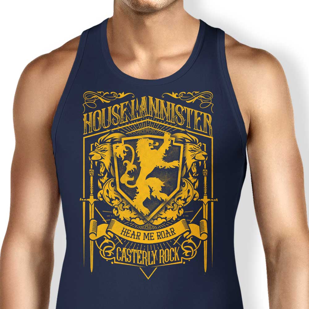 Classic Vintage Lion Design Men's and Women's Unisex Tank Top