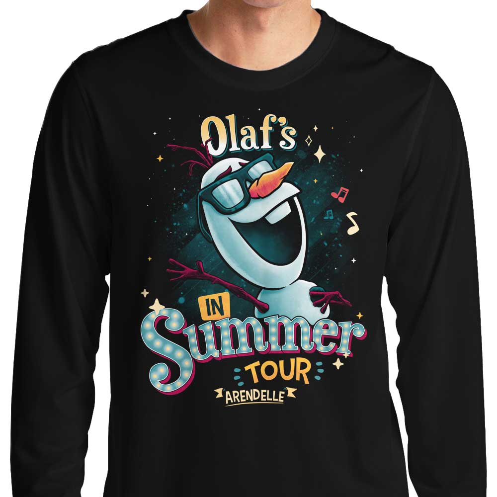 Teesgeex Summer Tour Long Sleeve Crewneck T - Shirt for All Sizes