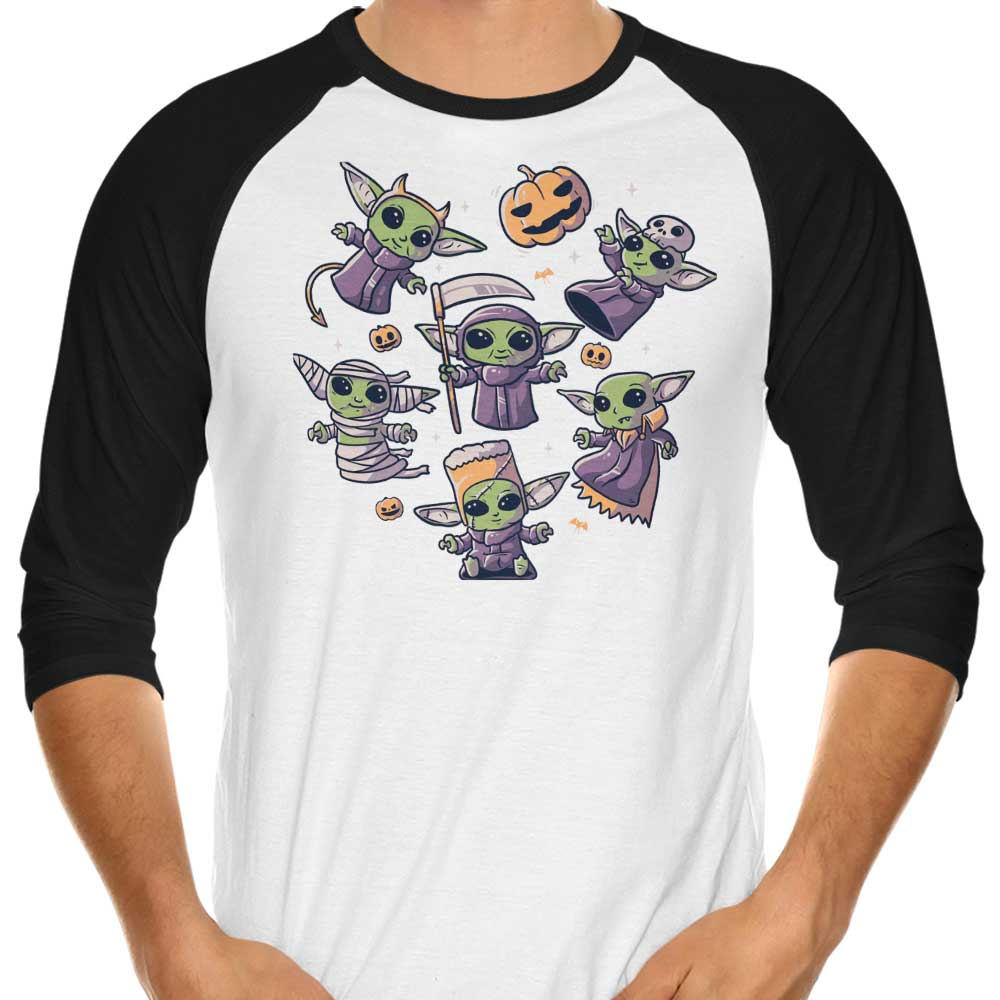 Edu.ely's 3/4 Sleeve Raglan Halloween T - Shirt for Children