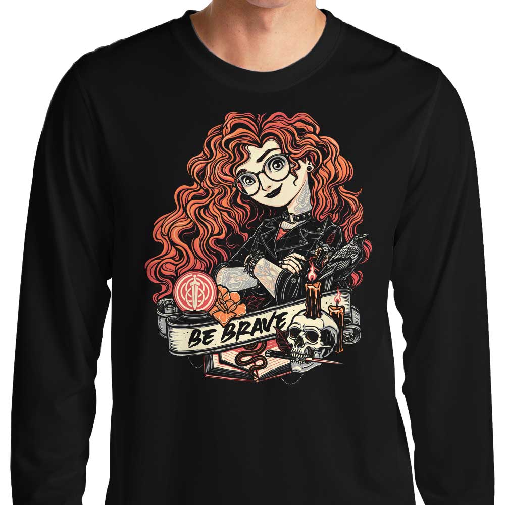 Courageous Long Sleeve T-Shirt by Momma Gorilla
