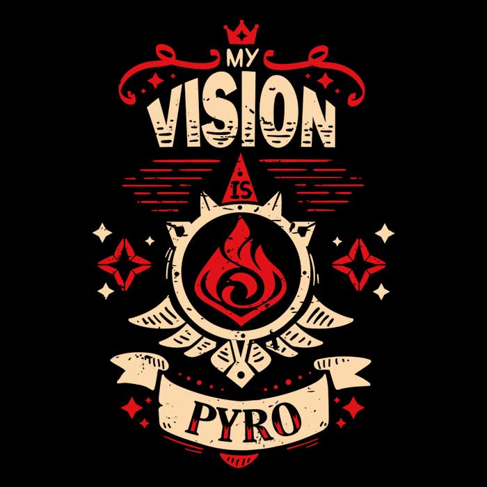 Typhoonic Art's 'My Vision is Pyro' Stylish Tank Top for Men and Women
