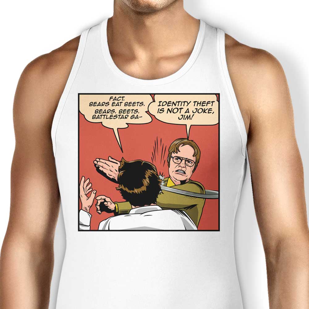Identity Slap Men's and Women's Unisex Comfortable Tank Top
