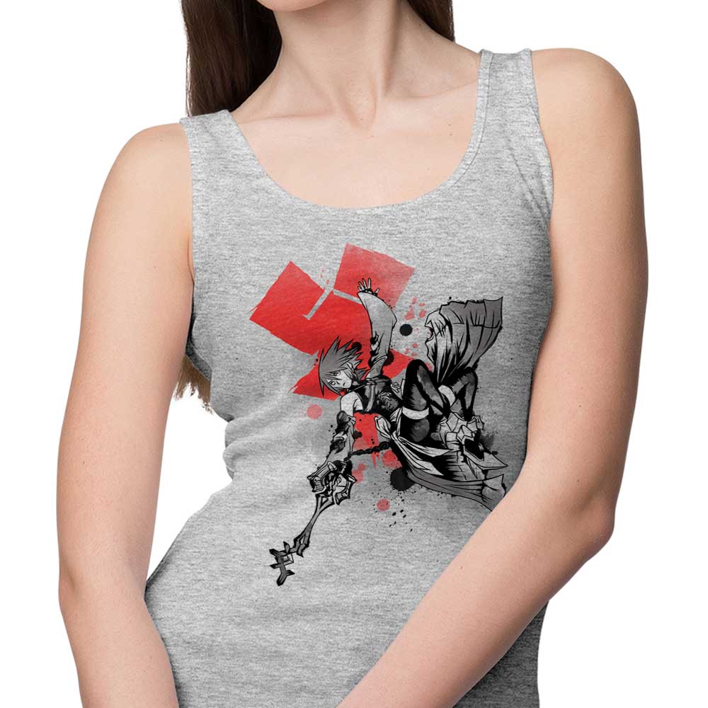 Soulkr Keyblade Master Sumi-e Comfortable Unisex and Women's Tank Tops