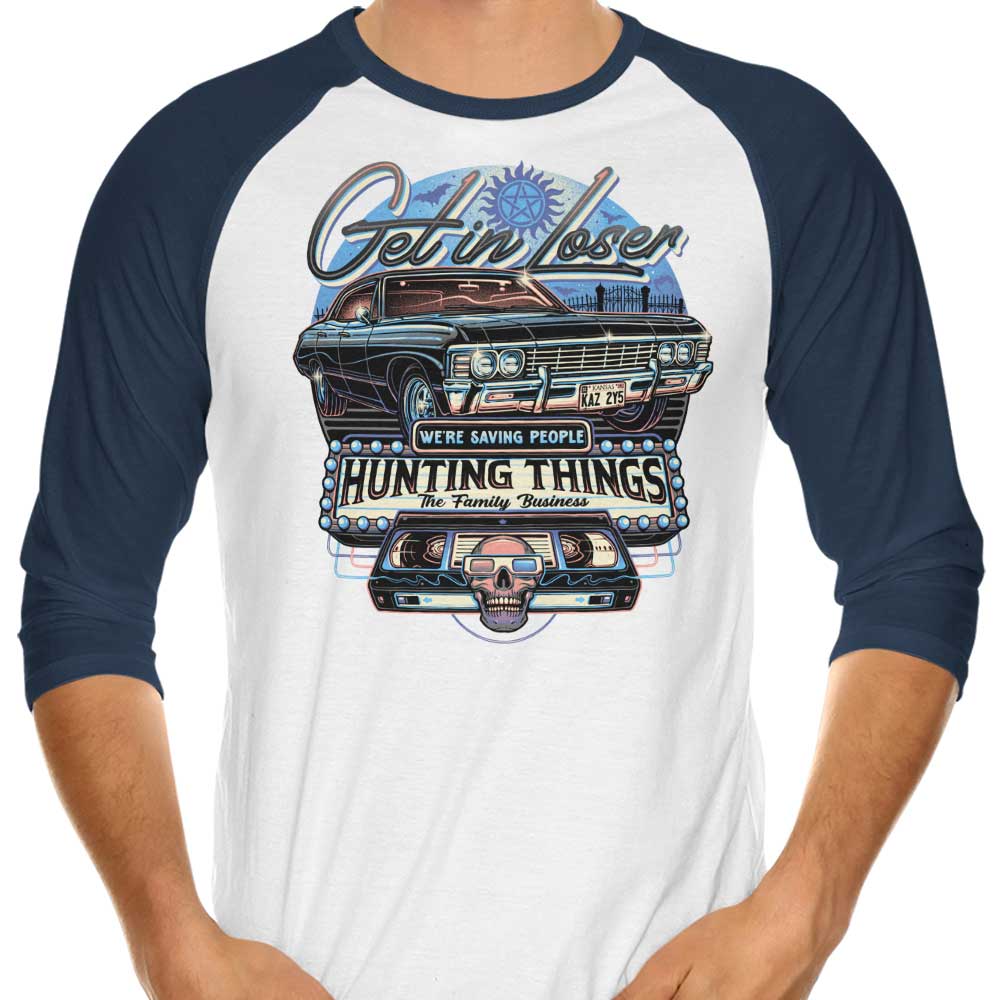 3/4 Sleeve Raglan T-Shirt - Saving People Design