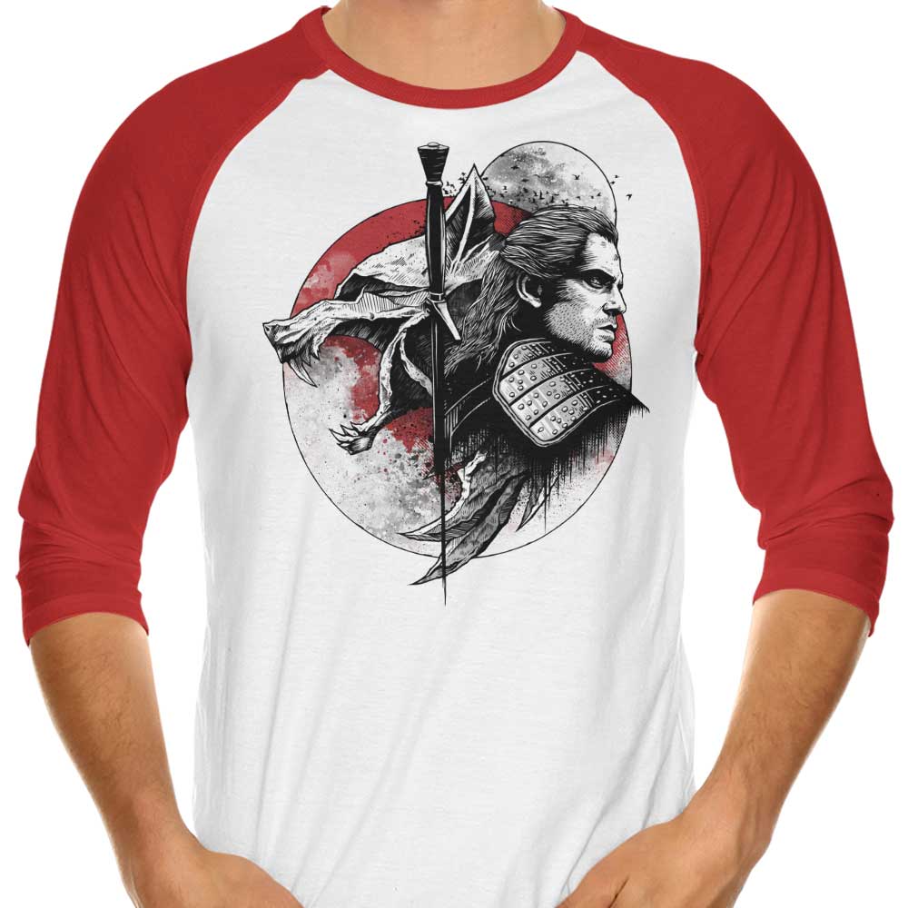 Gwynbleidd 3/4 Sleeve Raglan Style Men's T-Shirt - A Fashionable Apparel from StudioM6