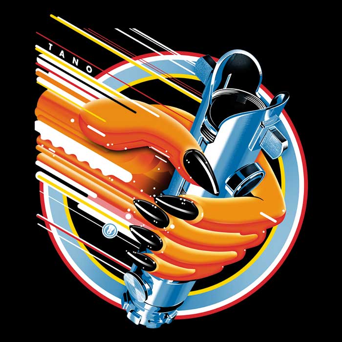 Turbo Force Brand Long Sleeve Crewneck T-Shirt for Men and Women