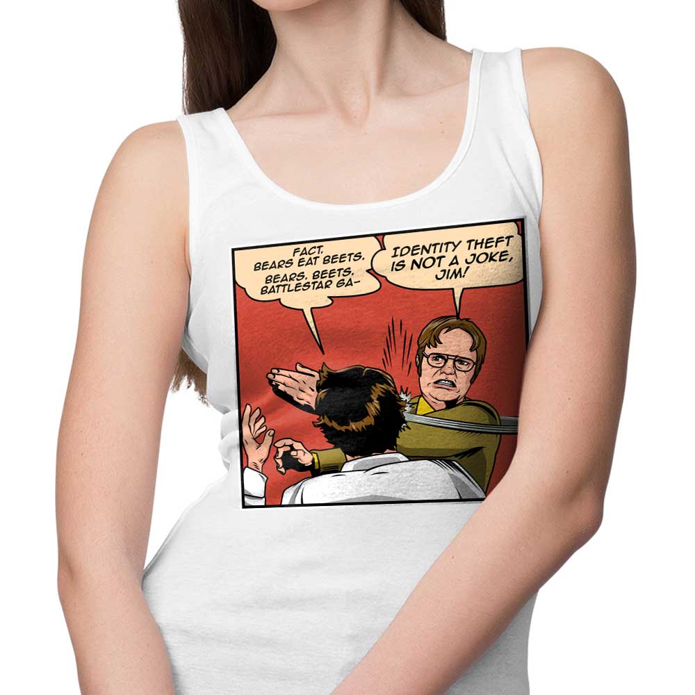 Identity Slap Men's and Women's Unisex Comfortable Tank Top