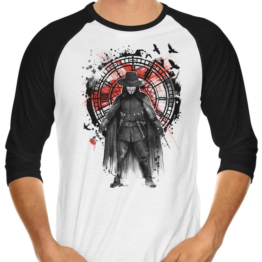 Dr. Monekers' 'Remember the Fifth' 3/4 Sleeve Raglan Style T-Shirt for Casual Wear