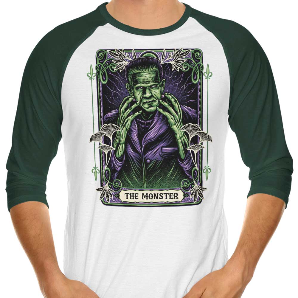 The Monster 3/4 Sleeve Stylish Raglan T-Shirt