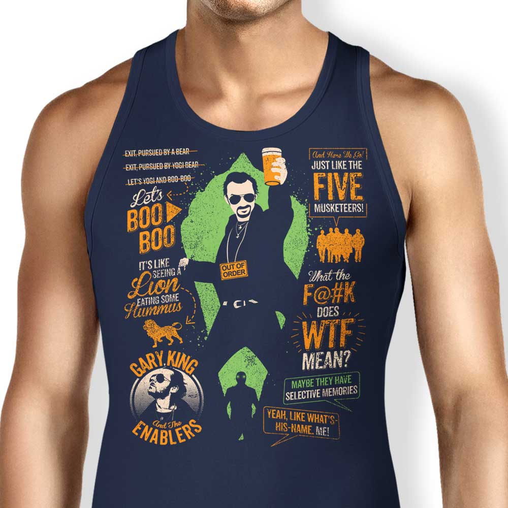 Comfortable Tom Trager's World's End Quotes Tank Tops for Men and Women
