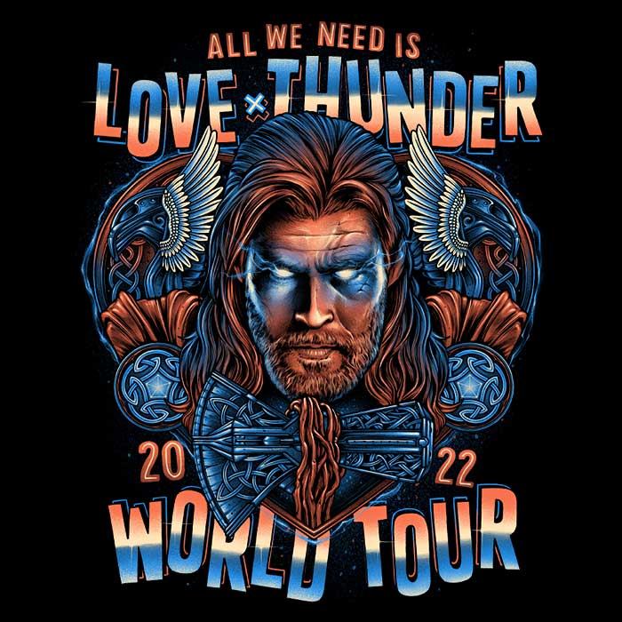 Glitchygorilla's Thunder World Tour 3/4 Sleeve Stylish Raglan T-Shirt