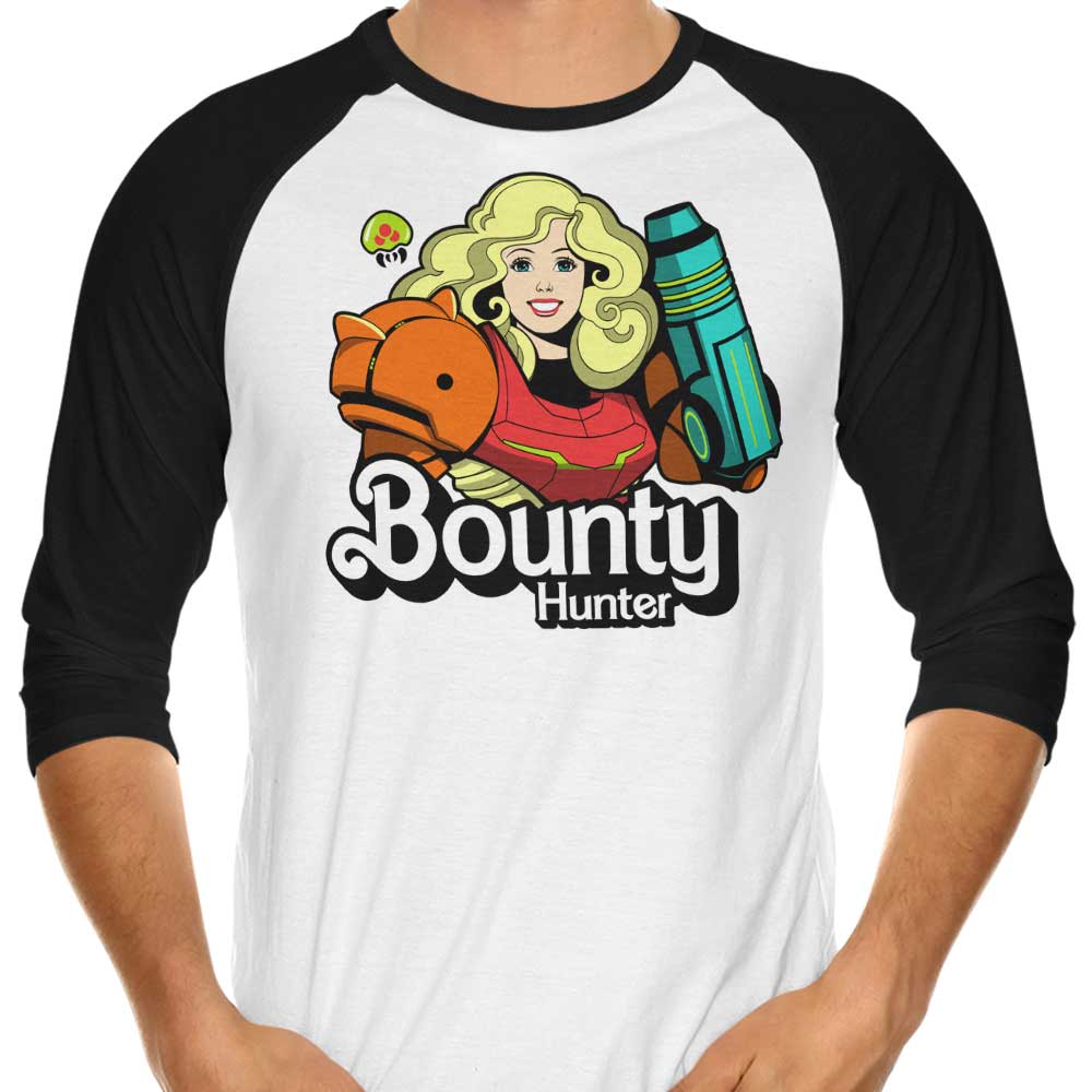 Toy Space Hunter - Three - Quarter Sleeve Raglan Style T - Shirt for Casual Wear