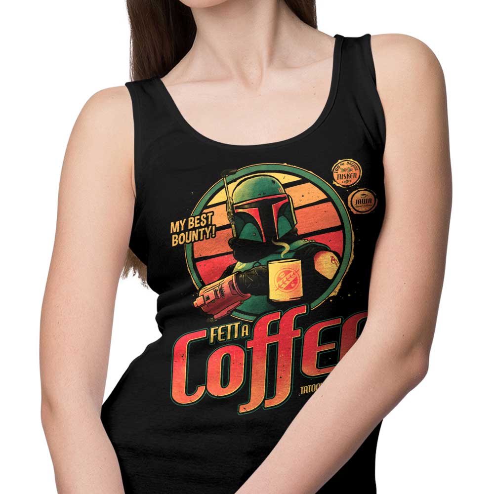 Comfortable Fett A Coffee Brand Unisex and Women's Tank Tops