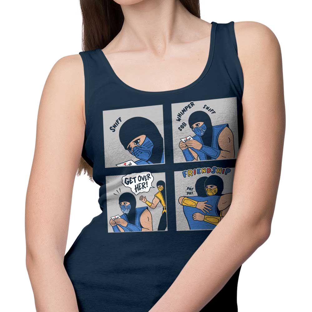 Ibyes Illustrations 'Get Over Her' Stylish Men's and Women's Tank Top