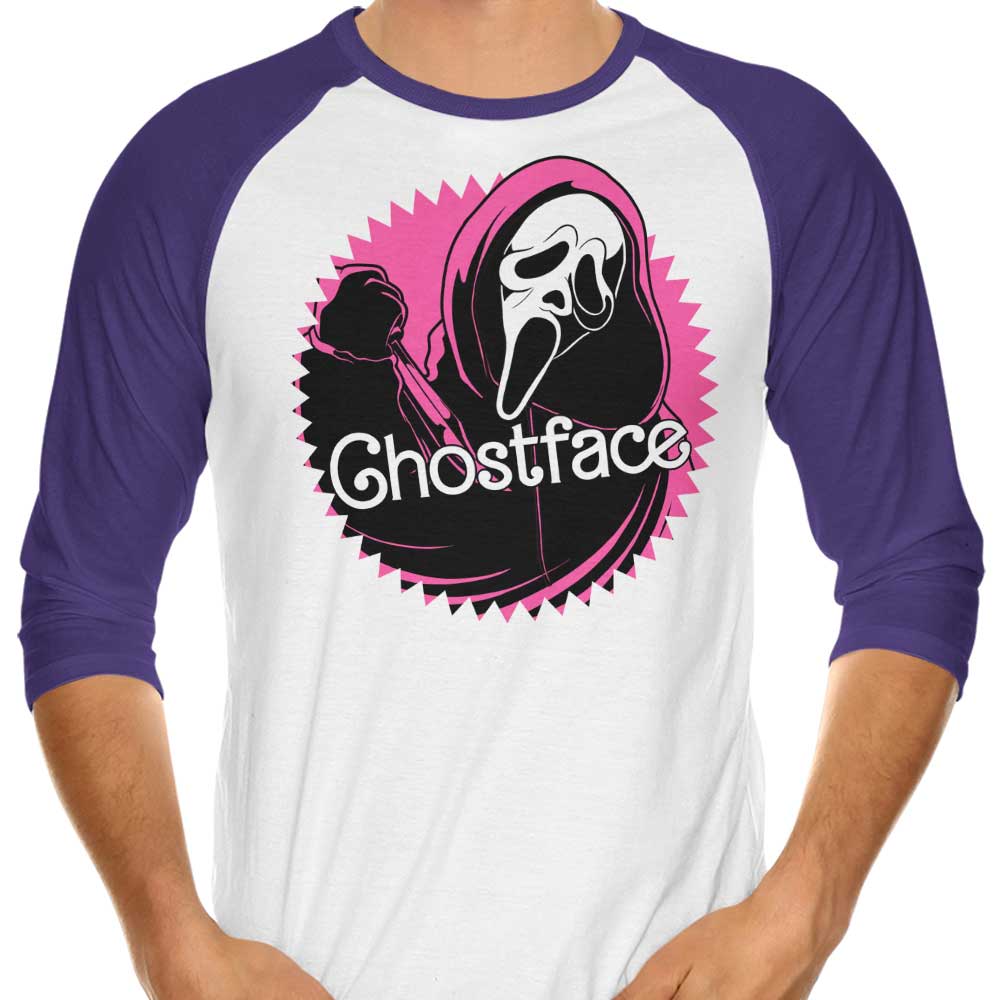 Malibu Ghost Three - Quarter Sleeve Raglan Style T - Shirt for Casual Wear