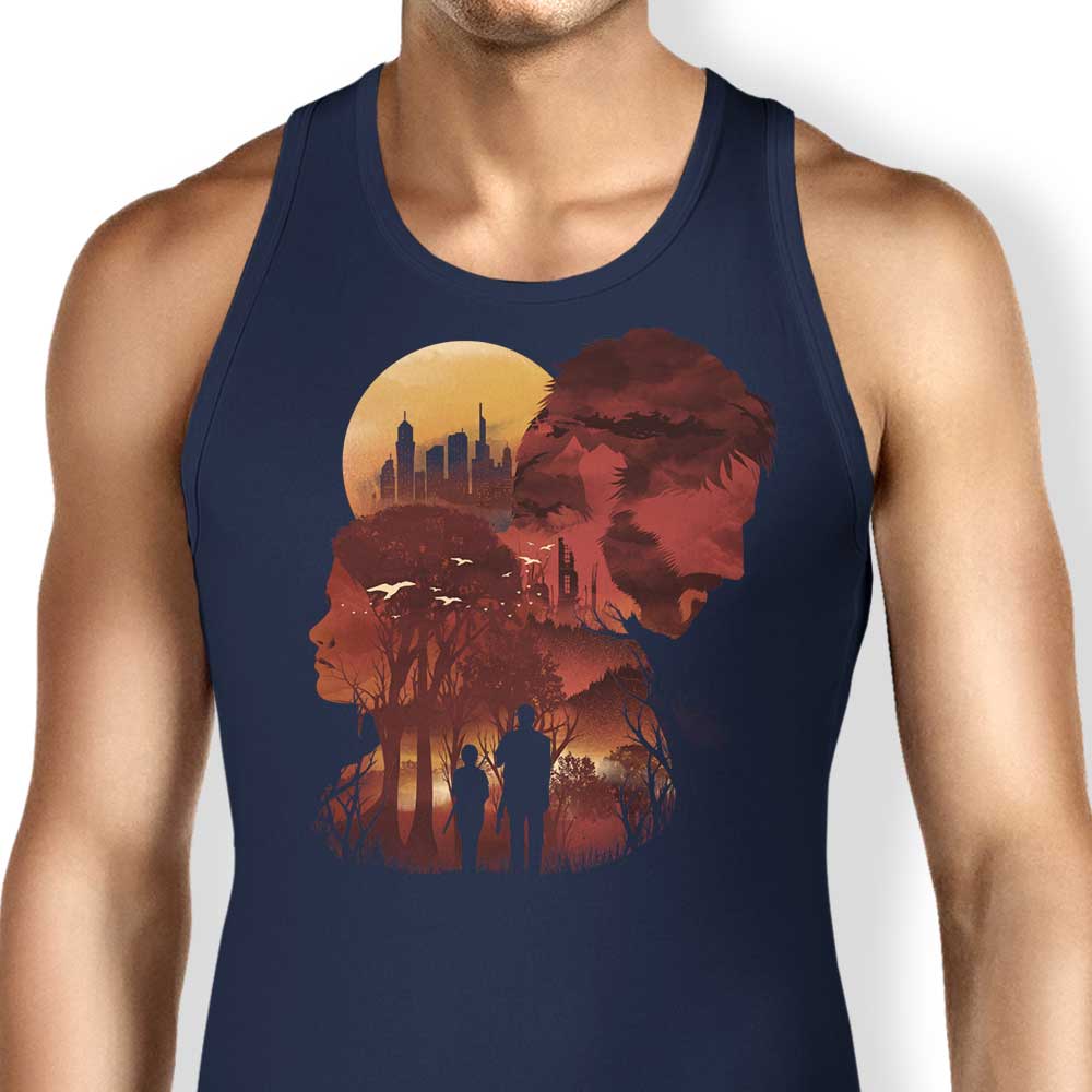 Last Silhouette Men's and Women's Unisex Comfortable Tank Top