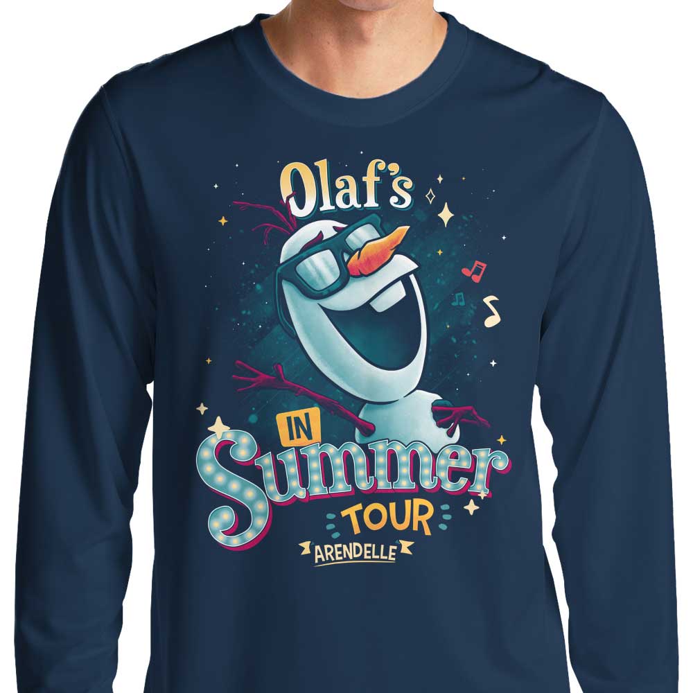 Teesgeex Summer Tour Long Sleeve Crewneck T - Shirt for All Sizes