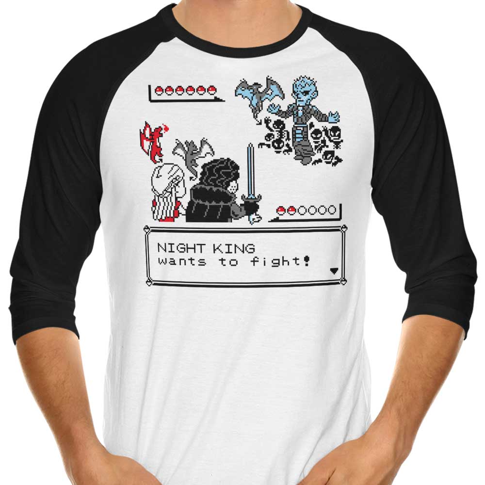 Call of Duty Designs' Throne Battle II 3/4 Sleeve Raglan Style Men's T-Shirt