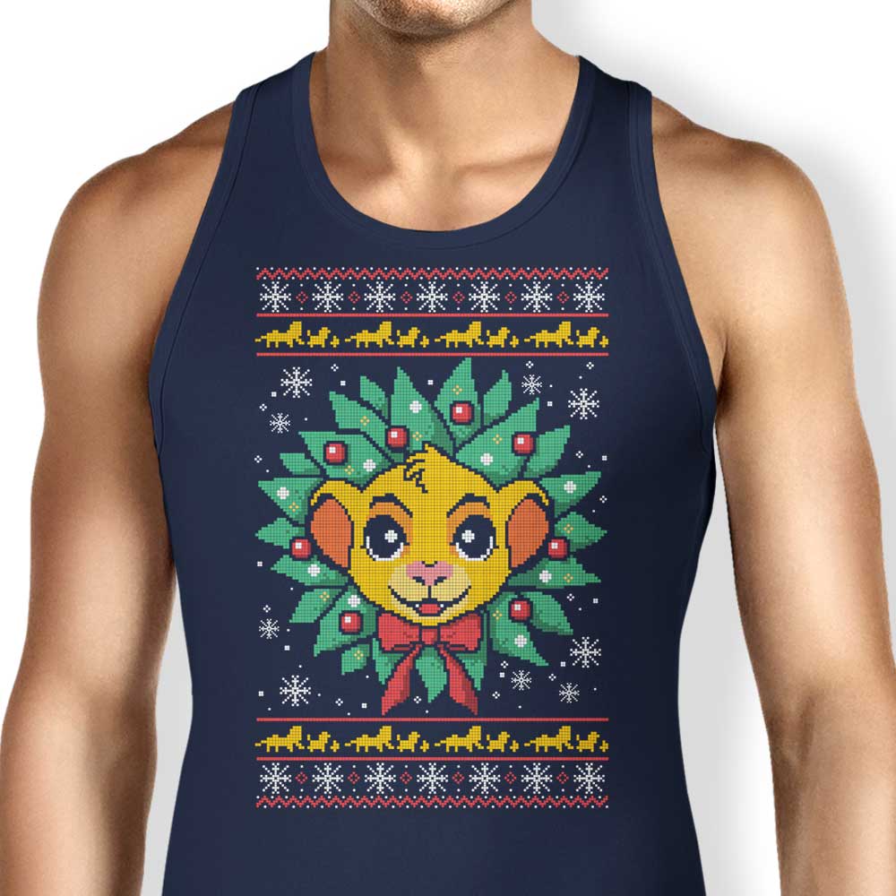 NemiMakeIt Lion Christmas Comfortable Unisex and Women's Tank Tops