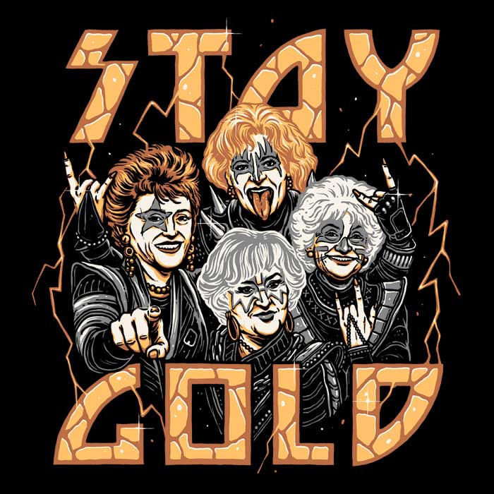 Stay Gold Three - Quarter Sleeve Raglan Style T - Shirt for Casual Wear