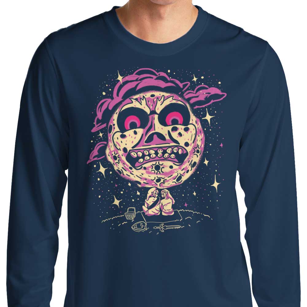 Moonlit Picnic Long Sleeve Crewneck T - Shirt for Comfortable Wear