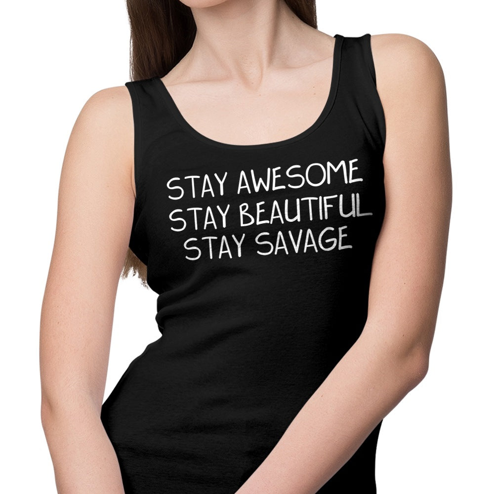 MissClick's Comfortable Stay Savage (Alt) Tank Tops for Men and Women