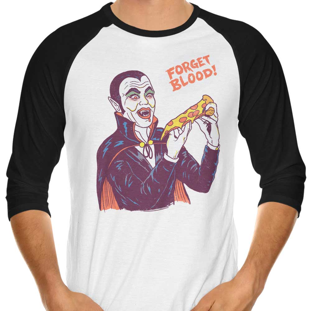 Vampizza Three - Quarter Sleeve Raglan Style T - Shirt for Fashion Lovers