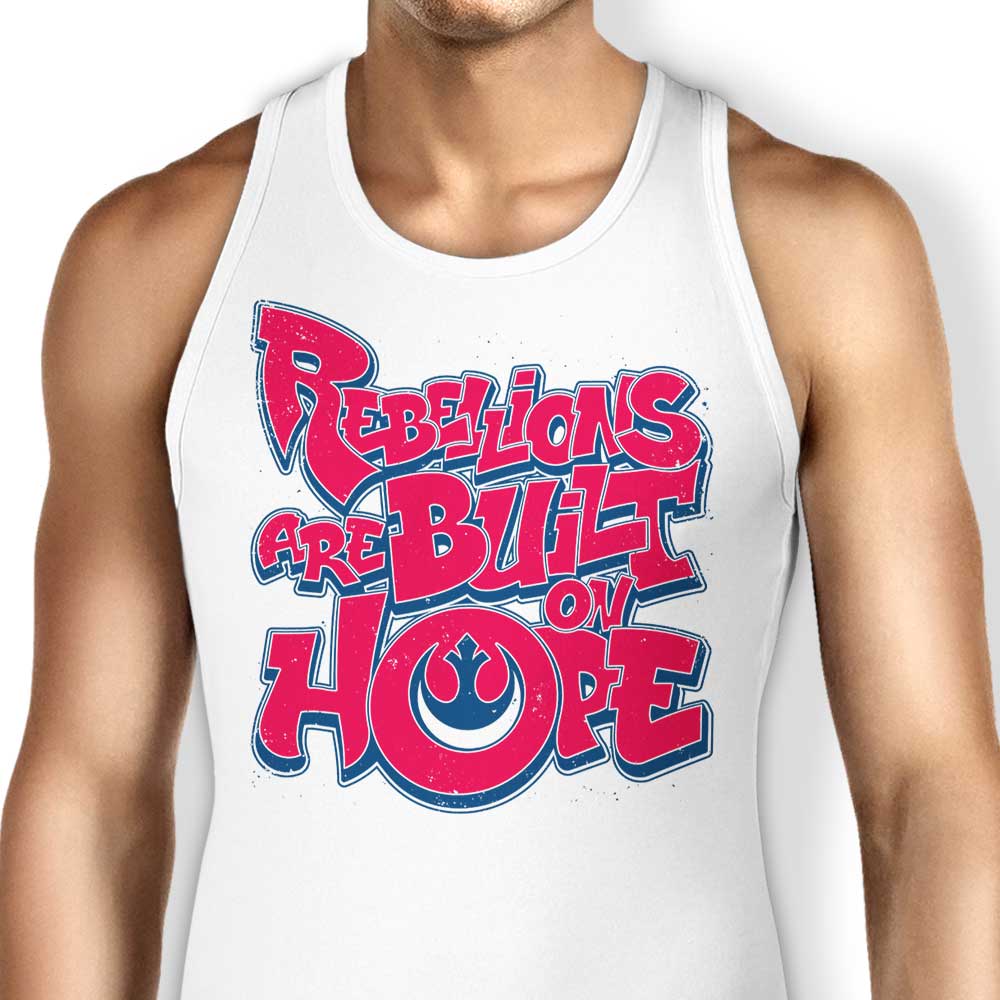 Teesgeex's Inspiring 'Built on Hope' Men's and Women's Tank Tops