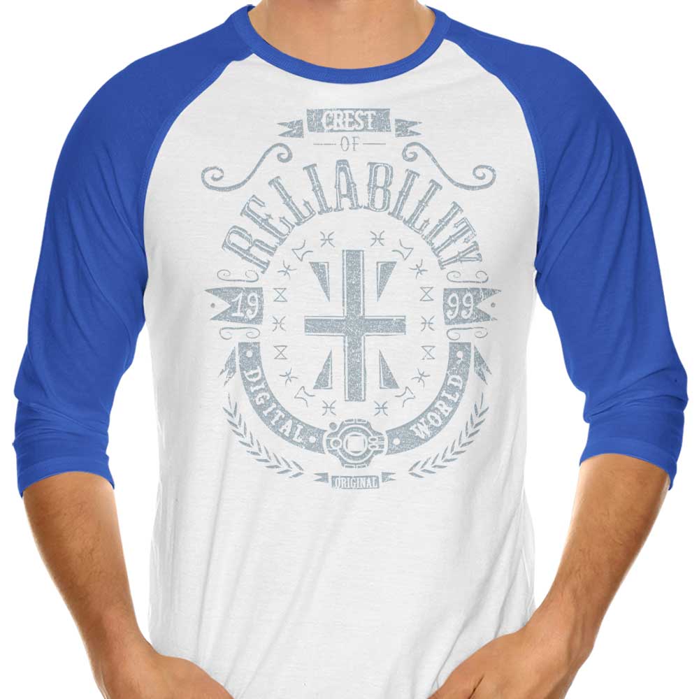 Digital Reliability 3/4 Sleeve Raglan Stylish T-Shirt