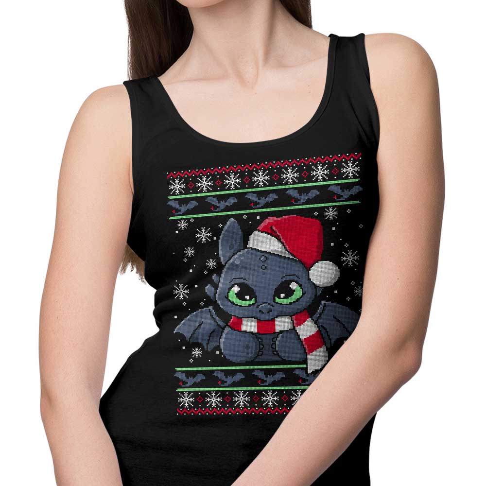 NemiMakeIt Dragon-themed Soft and Comfortable Tank Top Sweater
