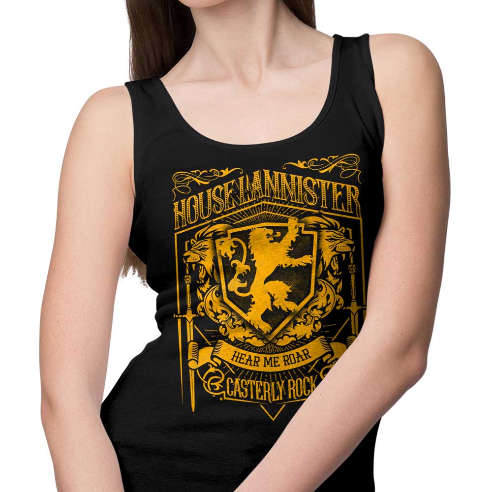 Classic Vintage Lion Design Men's and Women's Unisex Tank Top