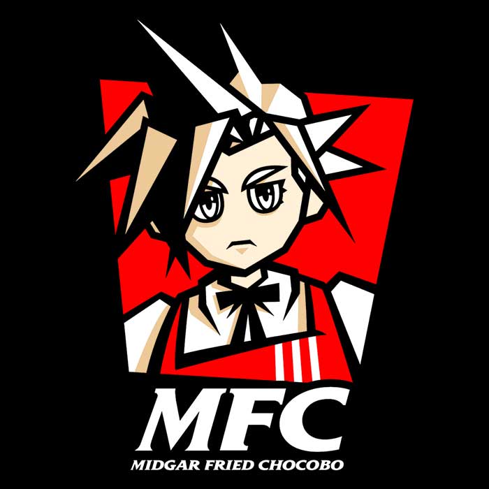 Comfortable Long Sleeve 'Midgar Fried Chocobo' T - Shirt by Demonigote