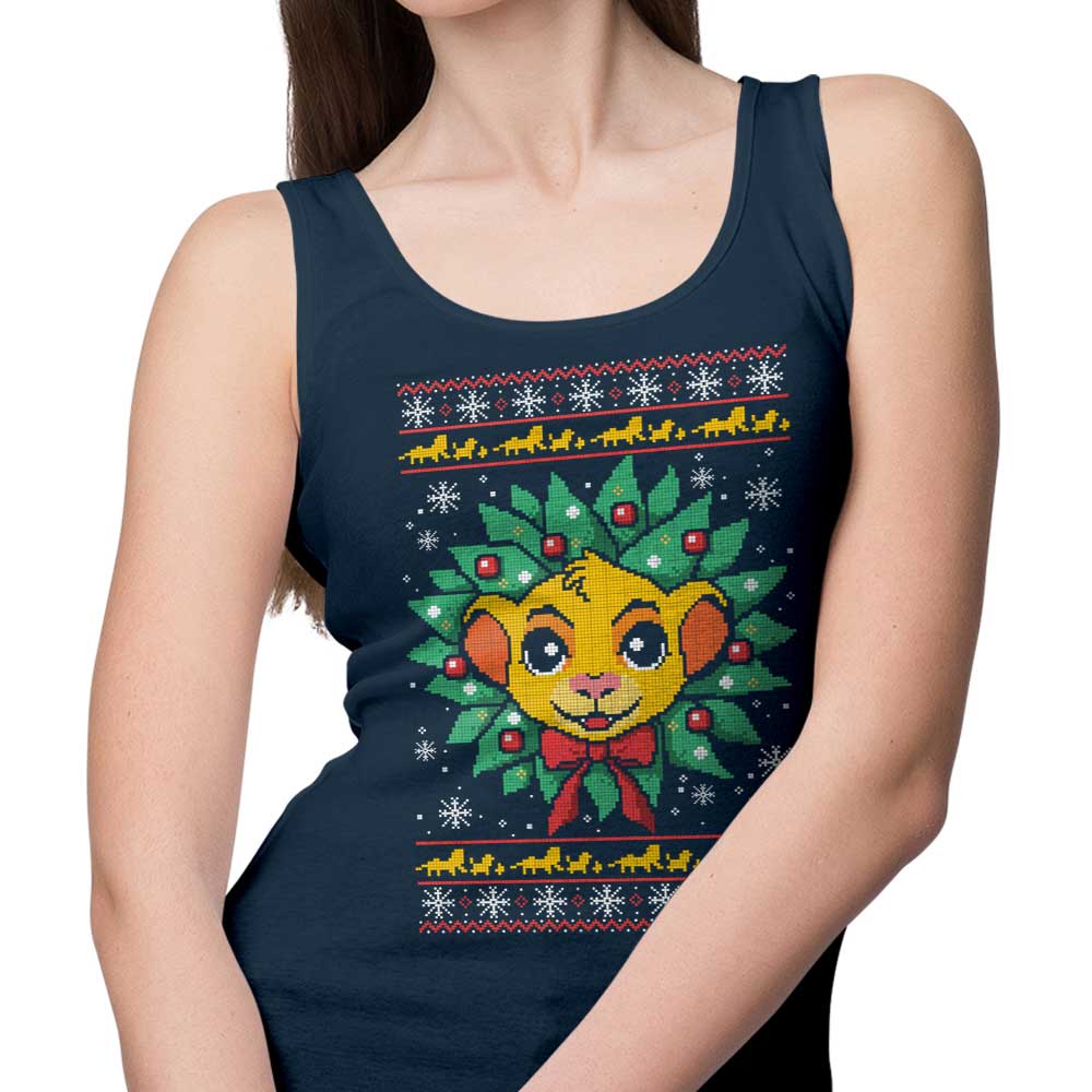 NemiMakeIt Lion Christmas Comfortable Unisex and Women's Tank Tops
