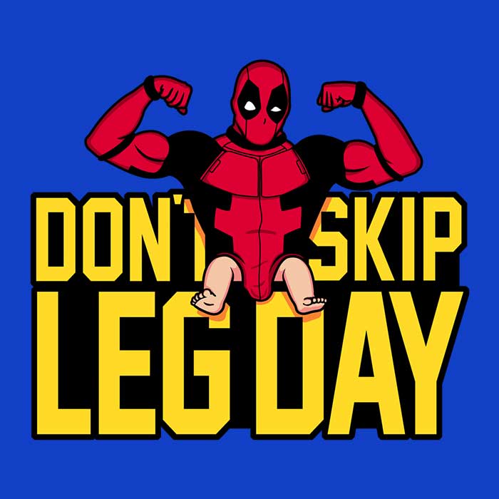 Raffiti's 'Don't Skip Leg Day' 3/4 Sleeve Raglan Style Men's T-Shirt