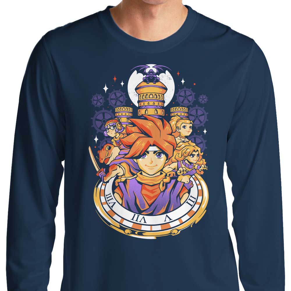 Edu.ely's Chrono Travelers Comfortable Long Sleeve T - Shirt