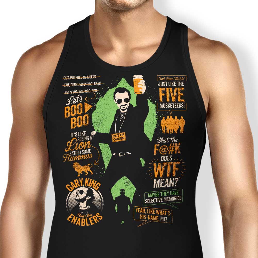 Comfortable Tom Trager's World's End Quotes Tank Tops for Men and Women