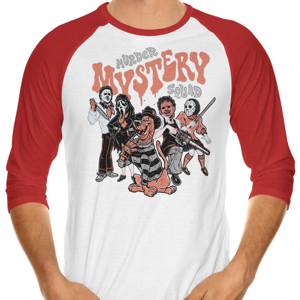 Momma Gorilla's Murder Mystery Squad 3/4 Sleeve Raglan Stylish T-Shirt