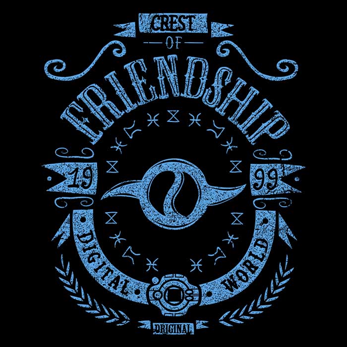 Stylish 3/4 Sleeve Raglan T-Shirt with Digital Friendship Design