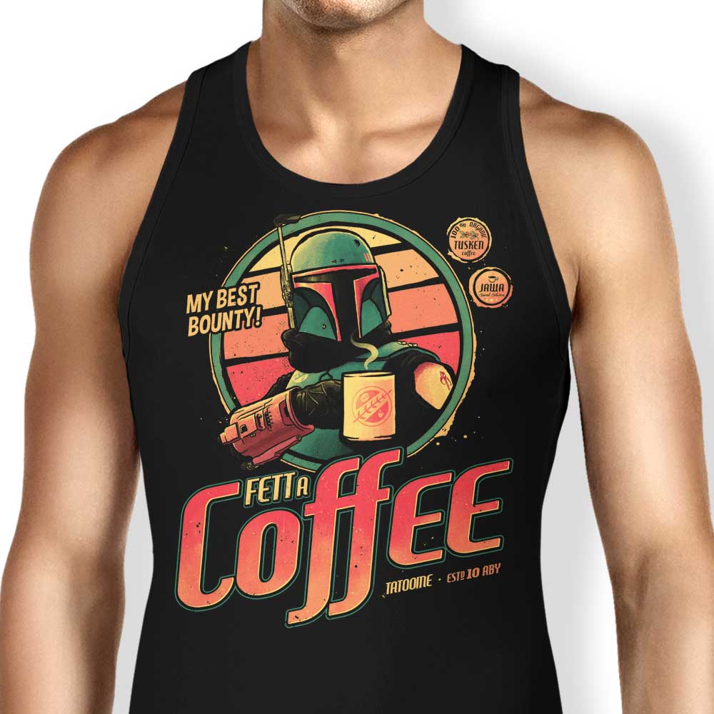 Comfortable Fett A Coffee Brand Unisex and Women's Tank Tops