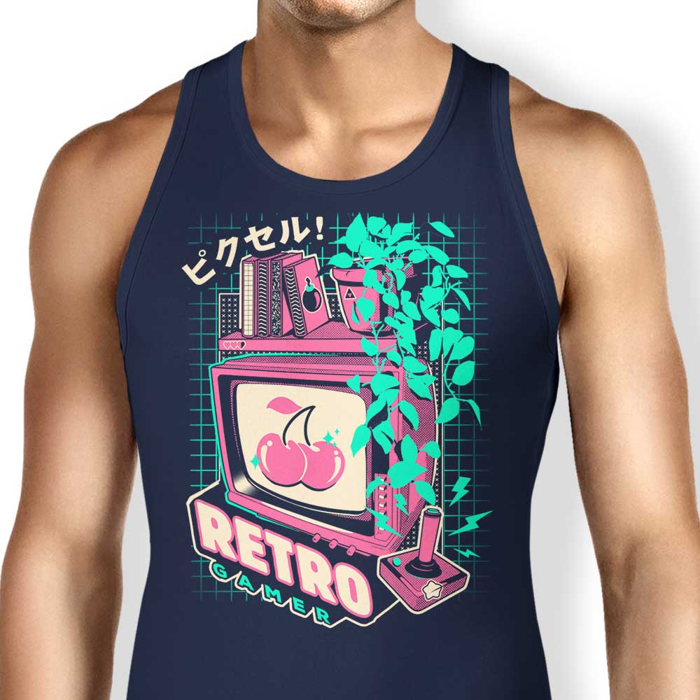 Vintage Retro Gaming Style Men's and Unisex Tank Tops for All Ages