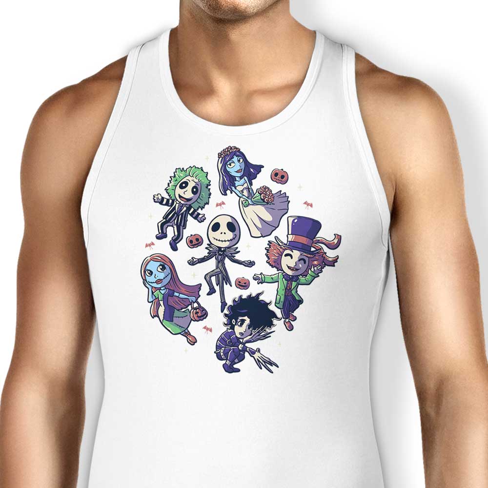 Edu.ely's Burton's Halloween Comfortable Unisex and Women's Tank Tops