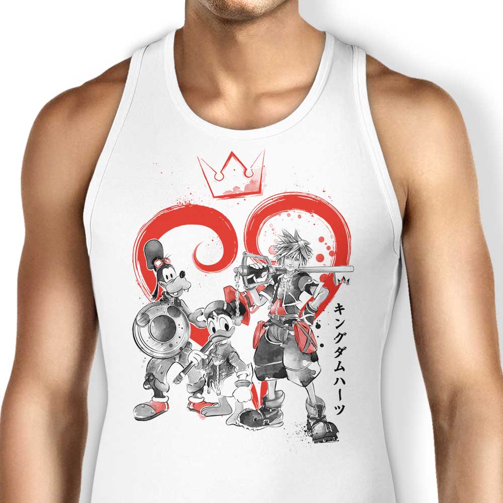 Dr. Monekers' Kingdom Sumi-e Stylish Tank Top