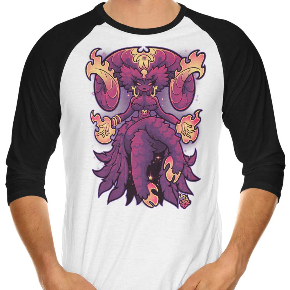 Aries 3/4 Sleeve Stylish Raglan T-Shirt by Jehsee