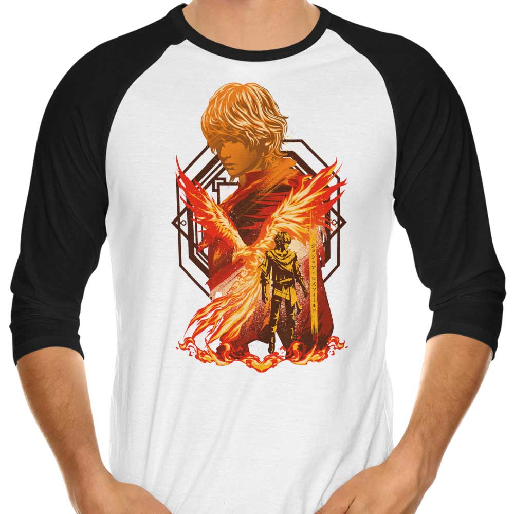 Hypertwenty's Phoenix Power 3/4 Sleeve Raglan Stylish T-Shirt
