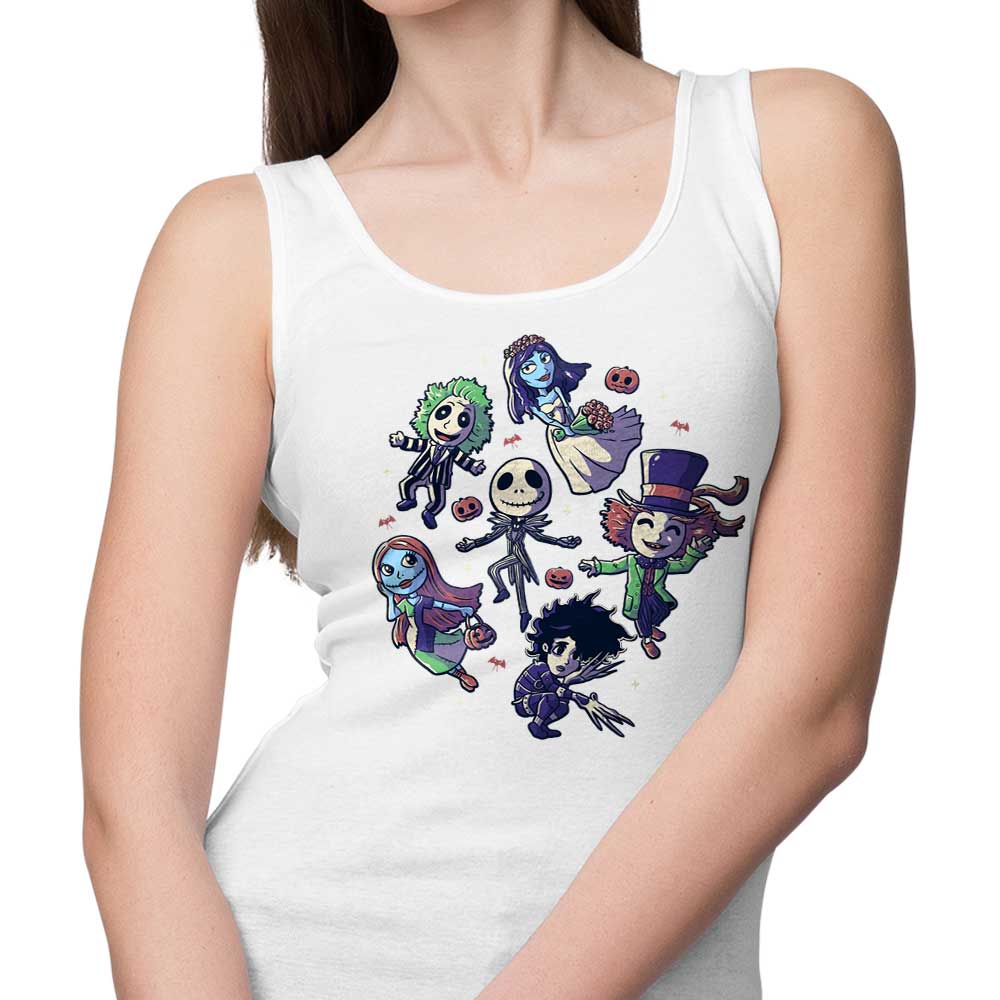 Edu.ely's Burton's Halloween Comfortable Unisex and Women's Tank Tops