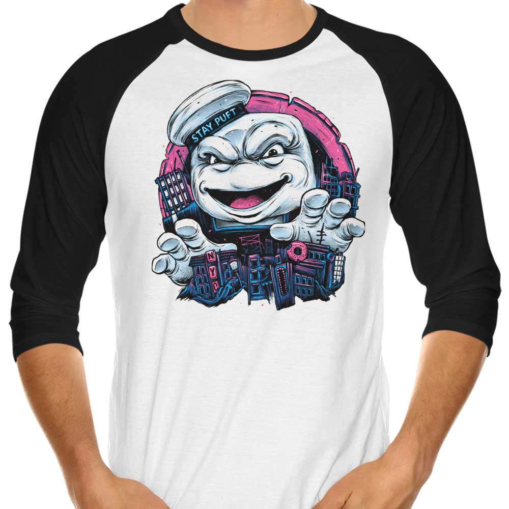 Stay Spooky - Stylish 3/4 Sleeve Raglan T-Shirt for a Creepy Look