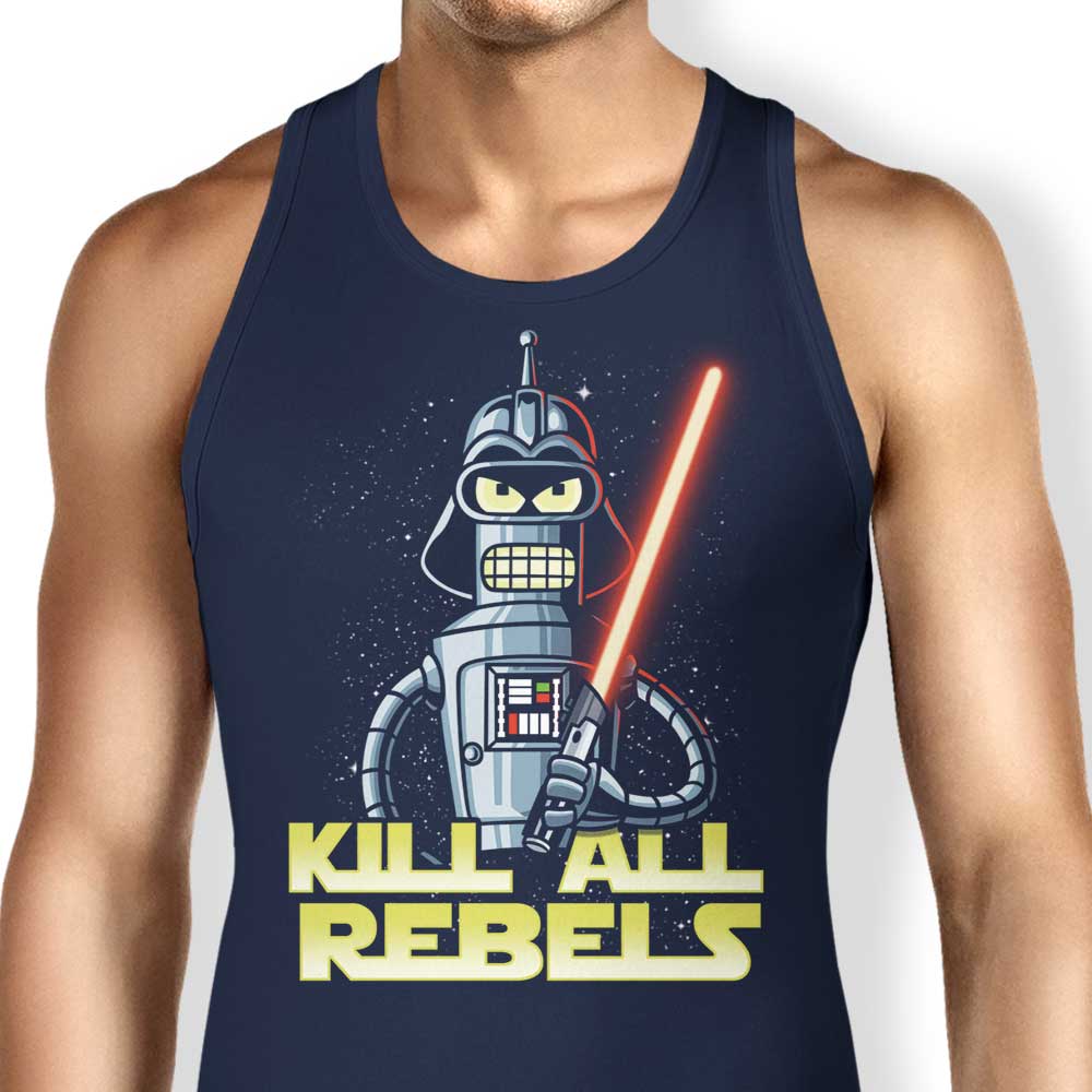 Firebeard's Kill All Rebels Stylish Men's and Women's Tank Tops