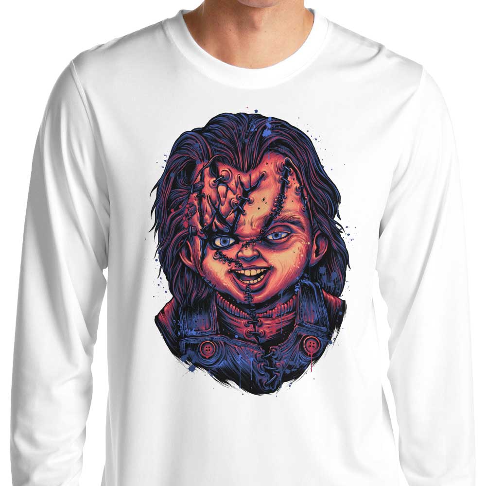 Long Sleeve 'Good Guy Wants to Play' T-Shirt by Glitchygorilla