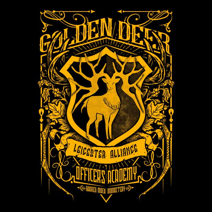 Arinesart Golden Deer Officers 3/4 Sleeve Stylish Raglan T - Shirt